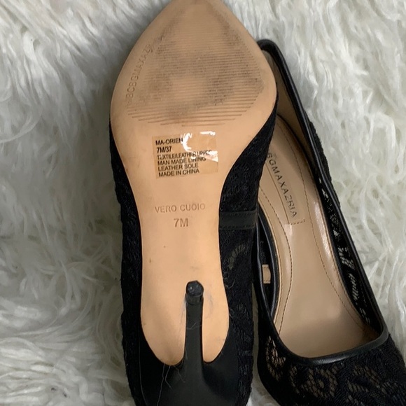 BCBGMaxAzria Black Lace Women's Shoes - Picture 2 of 2